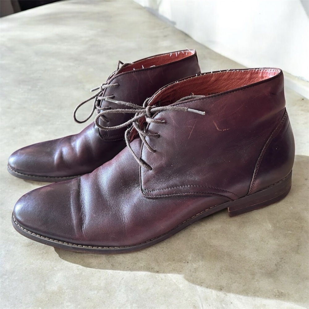 Florsheim Brown Leather Boots Men’s Size 10